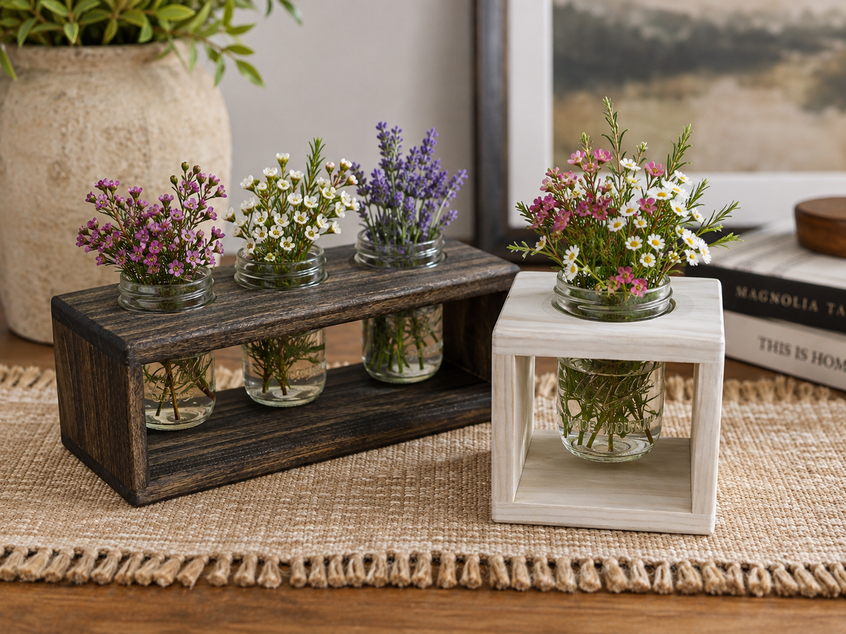 Make & Take:  Set of Mason Jar Planters