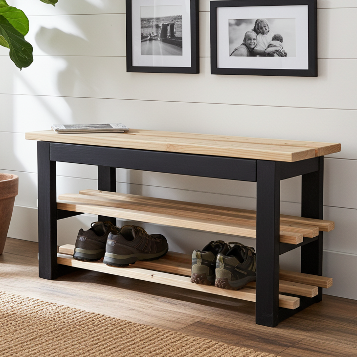 Make & Take:  Shoe Rack/Bench